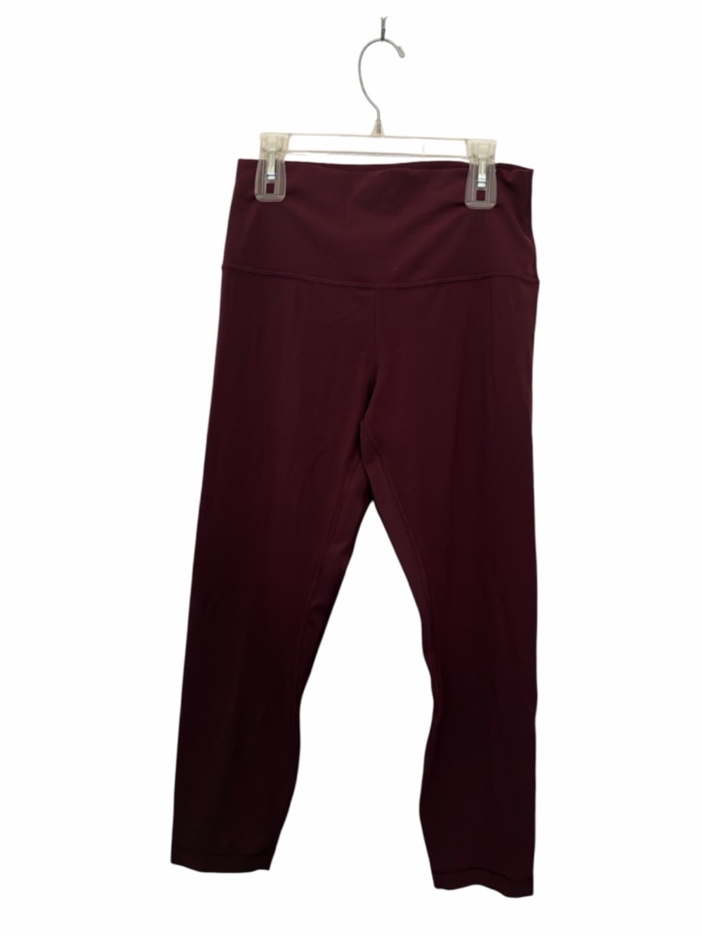 Lululemon Burgundy Ankle Leggings Athletic Workout Yoga Leggings